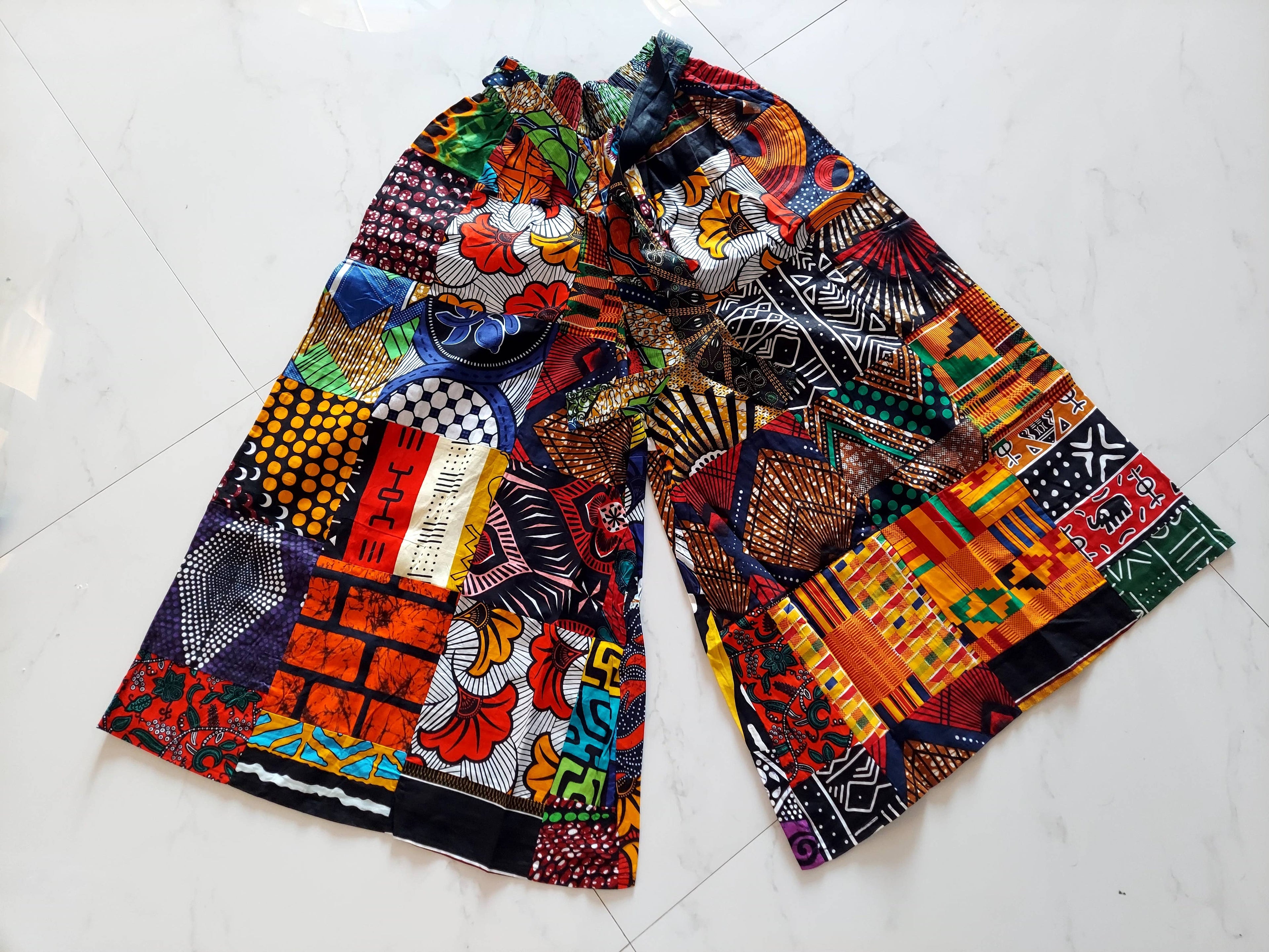 Palazzo Pant Multi Color Patch PS13P