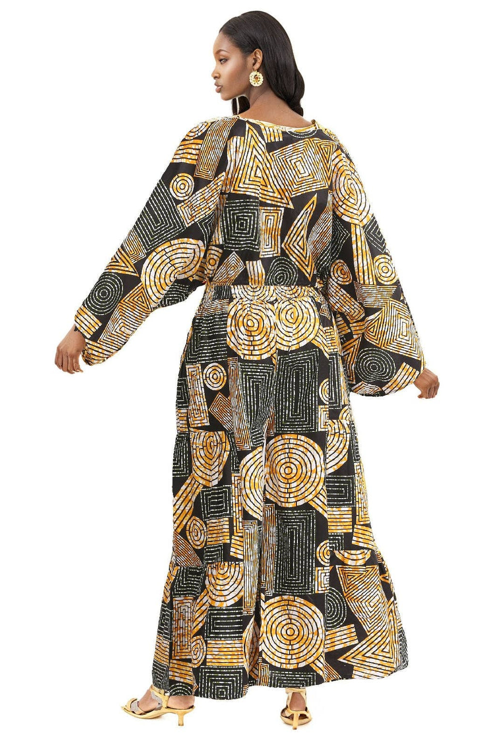 Geometric Wax Print Co-Ord Set APS-25089-271