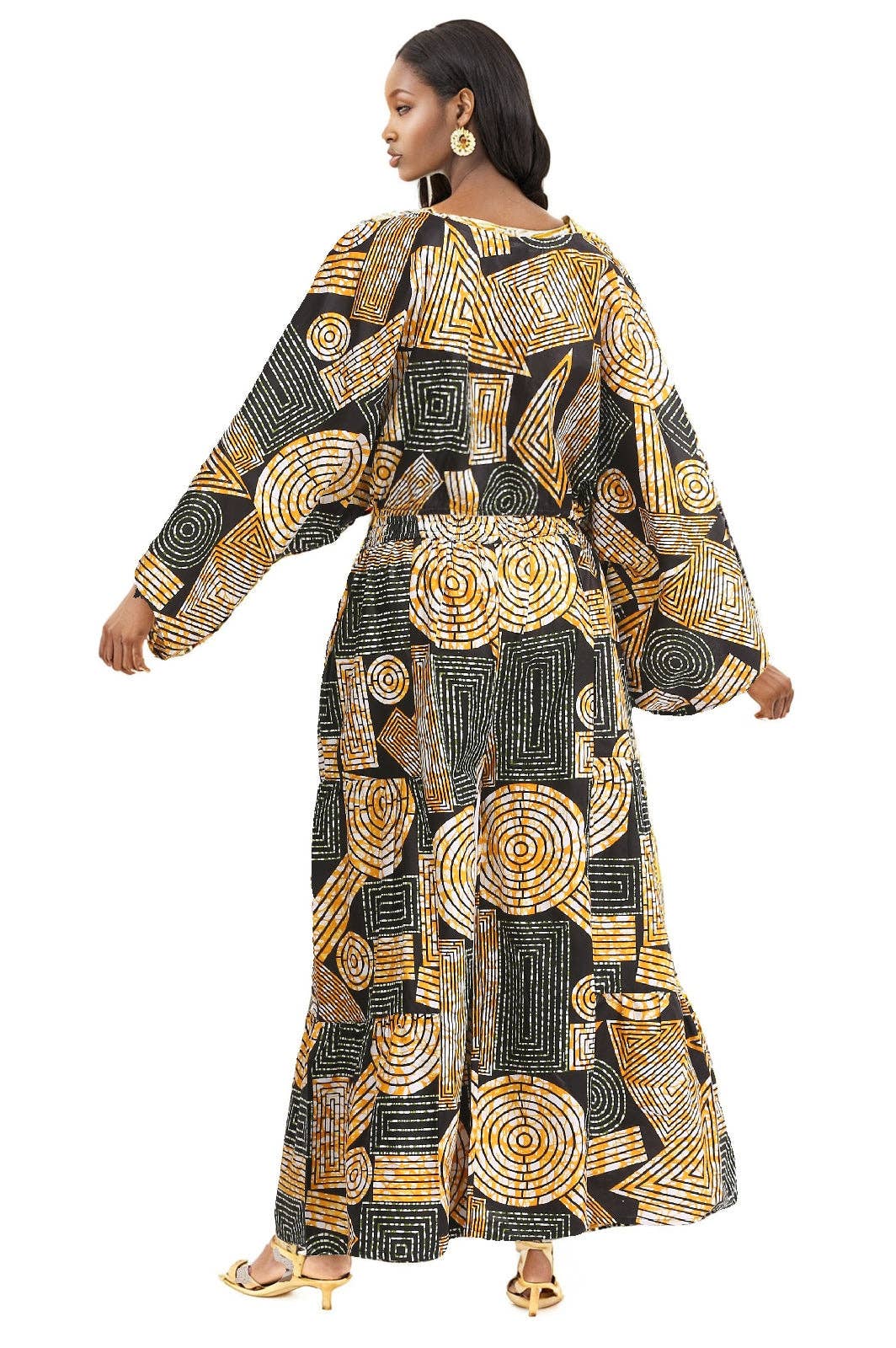 Geometric Wax Print Co-Ord Set APS-25089-271