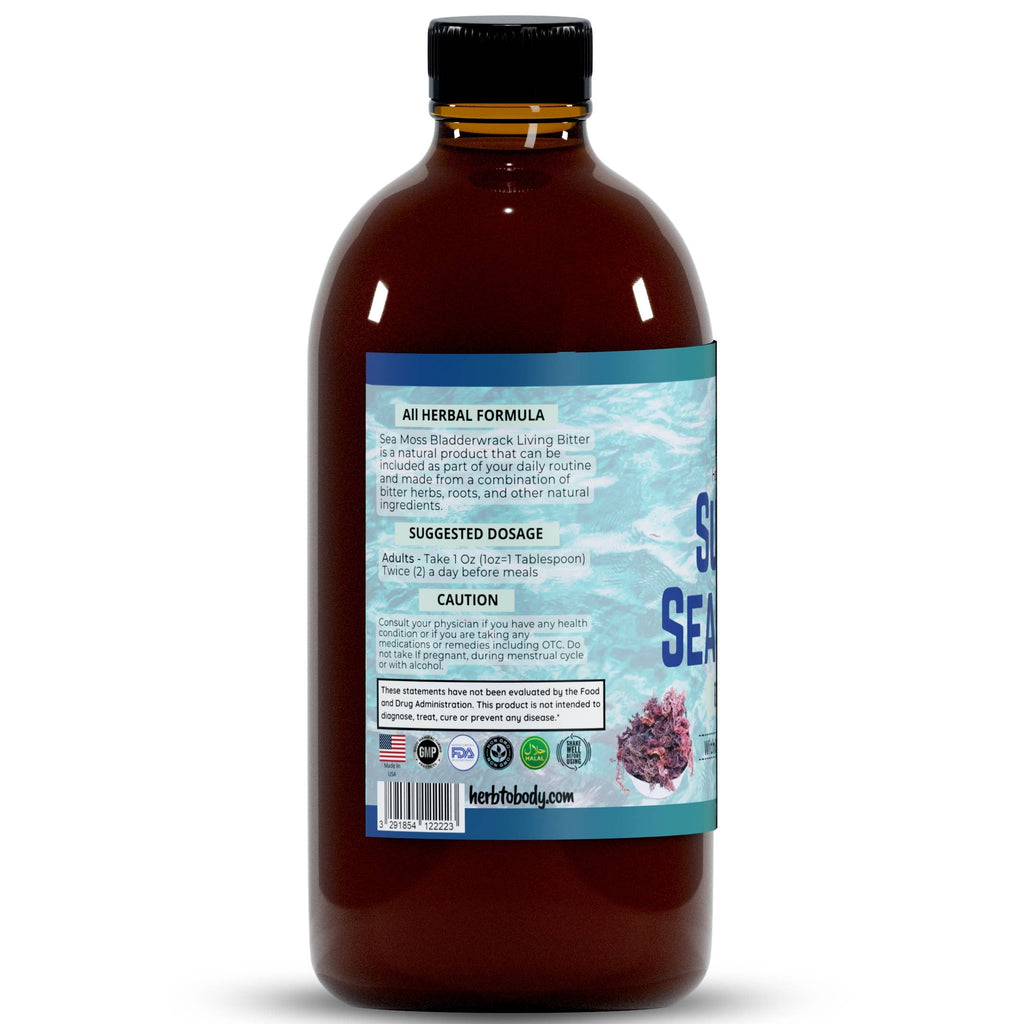 Super Sea Moss Bitter - 16oz | Eco-Conscious Herbal Tonic