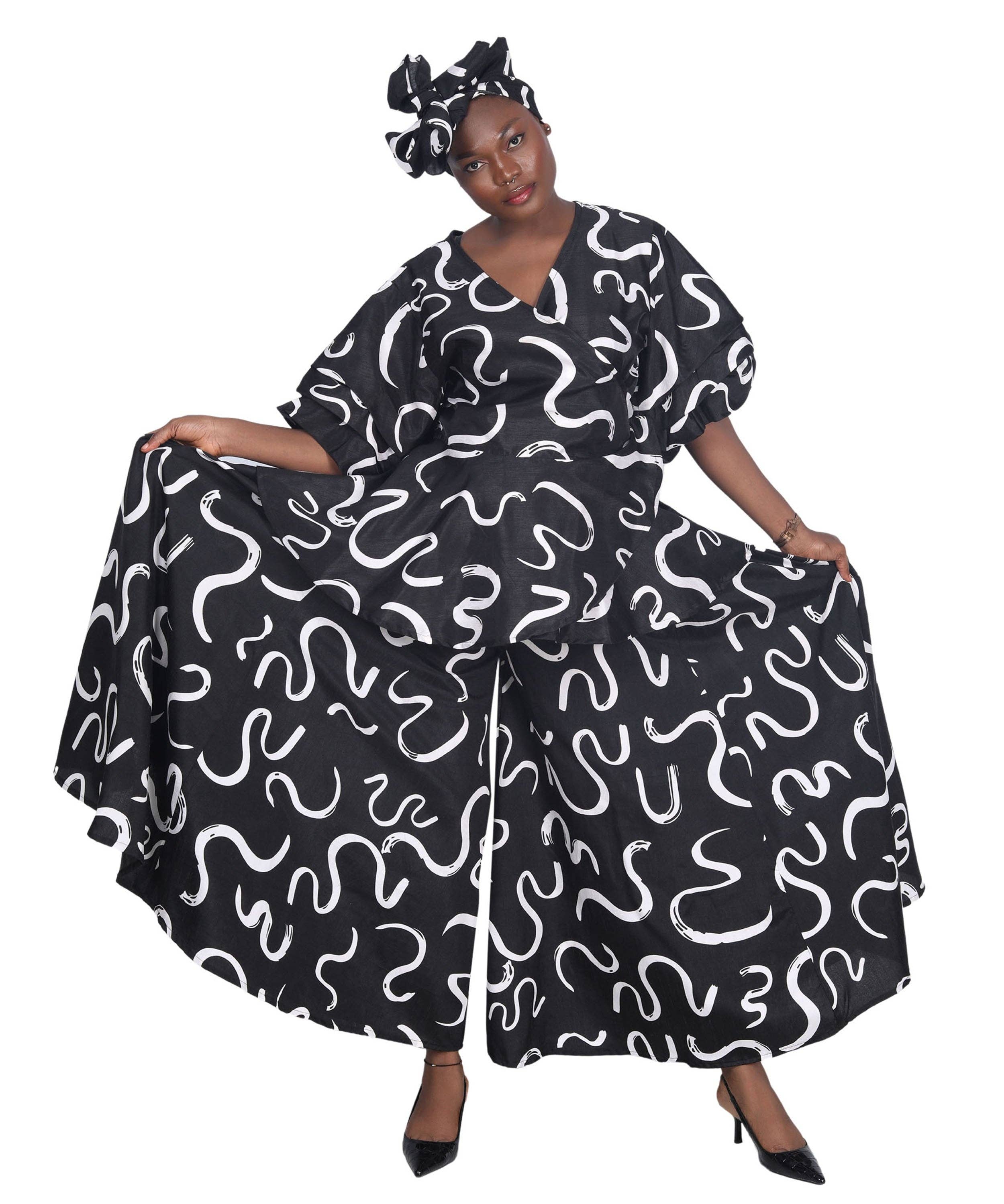 2 Piece Palazzo Set APS-25073-B078