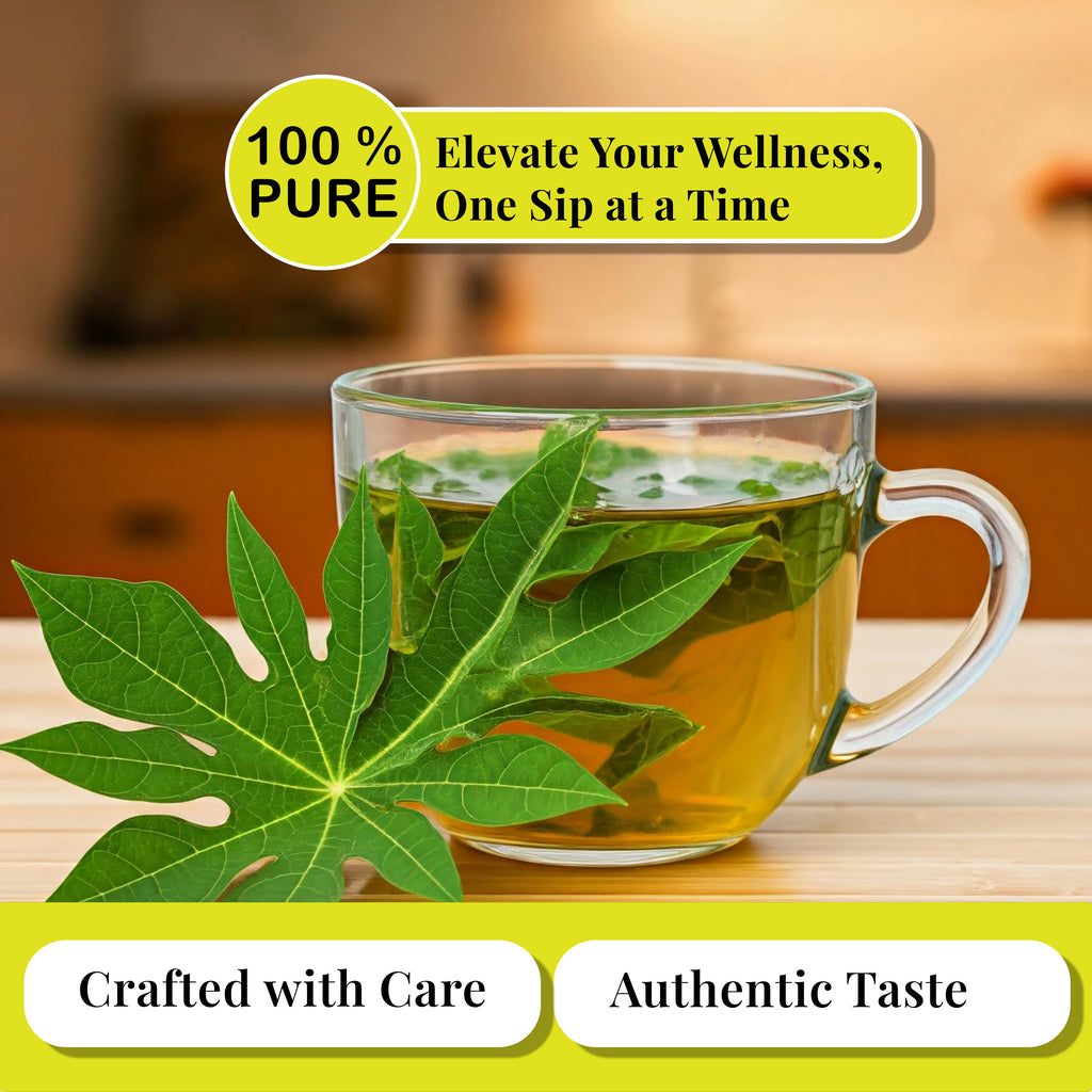 Papaya Leaf Tea Bags – 75 Count, 100% Natural Herbal Tea