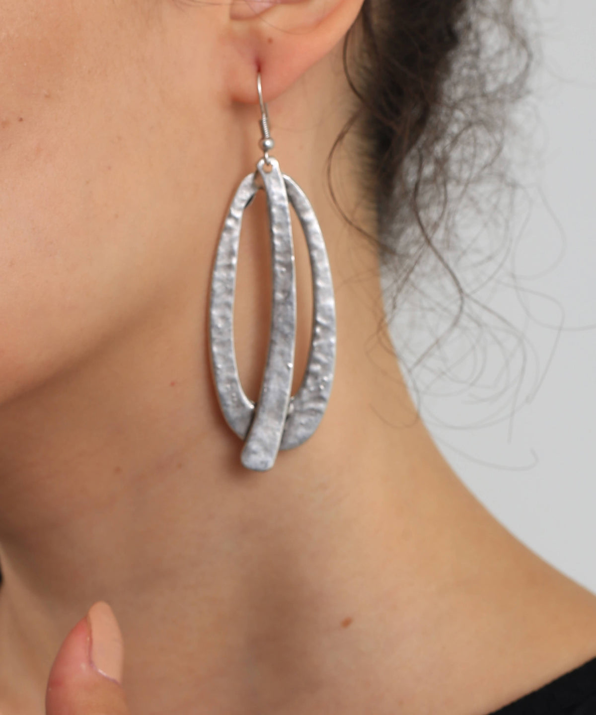 Silver Plated Boho Style Earrings