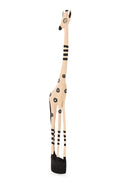 Large Black Daisy Print Jacaranda Giraffe